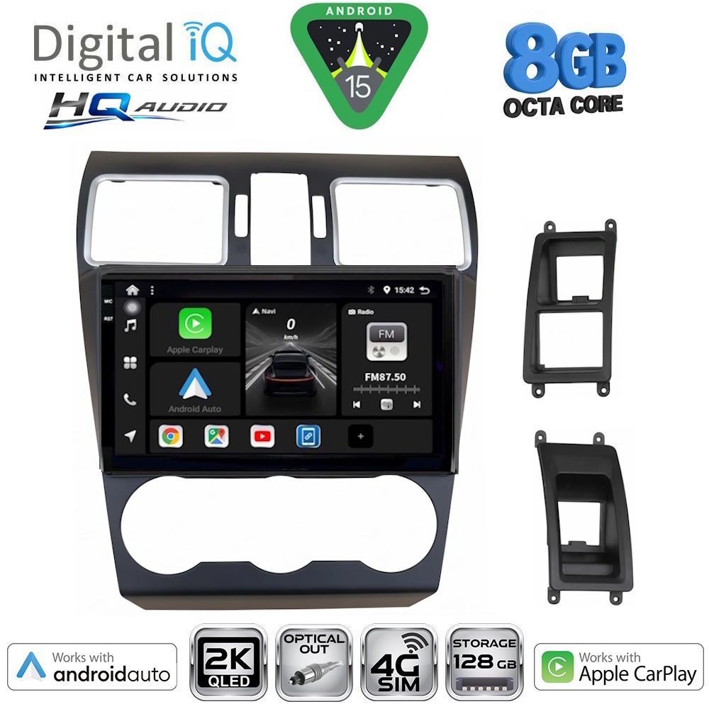 DIGITAL IQ BXK 20663A_CPAA (9inc) MULTIMEDIA TABLET for SUBARU FORESTER - IMPREZA - XV mod. 2013-2019 DIGITAL IQ BXK 20663A_CPAA (9inc) MULTIMEDIA TABLET for SUBARU FORESTER - IMPREZA - XV mod. 2013-2019