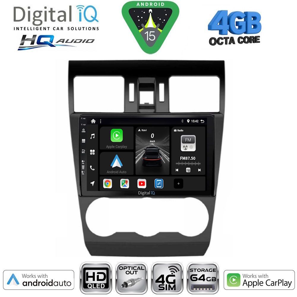 DIGITAL IQ BXK 19663B_CPAA (9inc) MULTIMEDIA TABLET for SUBARU FORESTER - IMPREZA - XV mod. 2013-2019 DIGITAL IQ BXK 19663B_CPAA (9inc) MULTIMEDIA TABLET for SUBARU FORESTER - IMPREZA - XV mod. 2013-2019