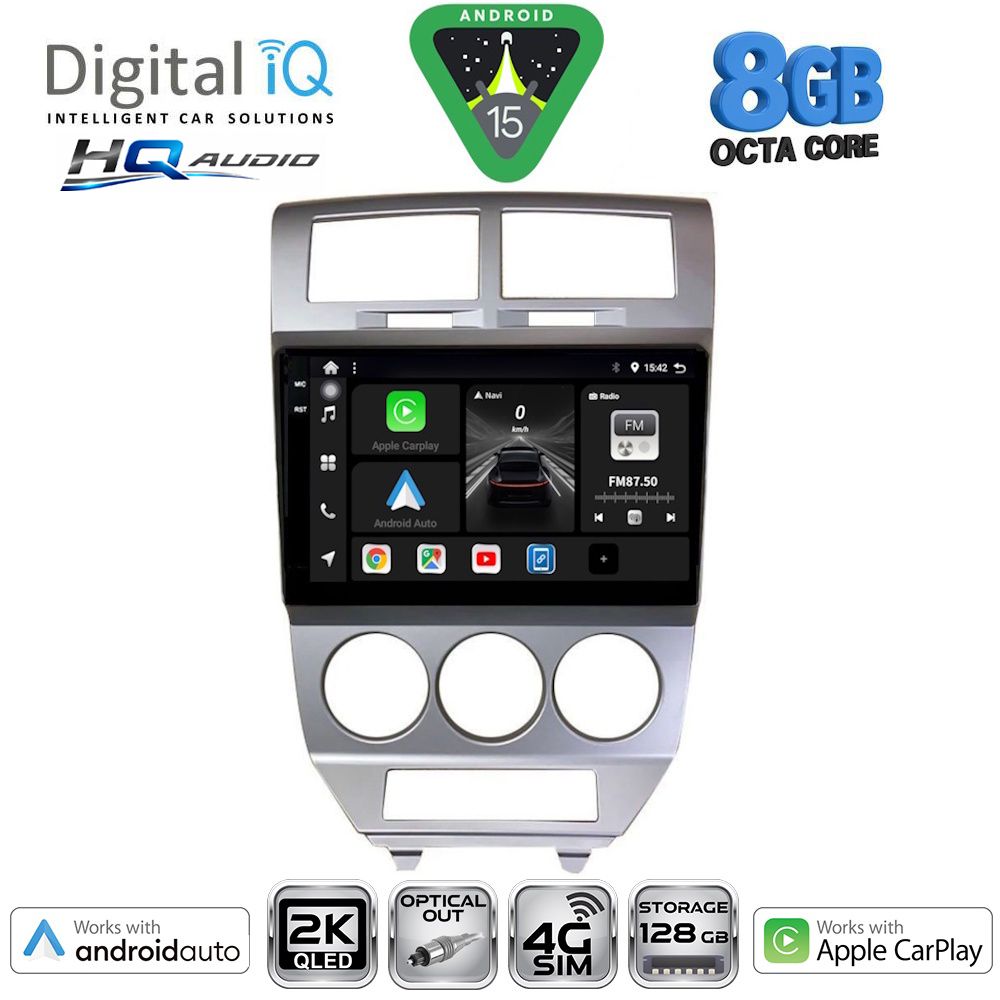 DIGITAL IQ BXK 20275_CPAA (10inc) MULTIMEDIA TABLET for DODGE CALIBER mod. 2006-2012 DIGITAL IQ BXK 20275_CPAA (10inc) MULTIMEDIA TABLET for DODGE CALIBER mod. 2006-2012