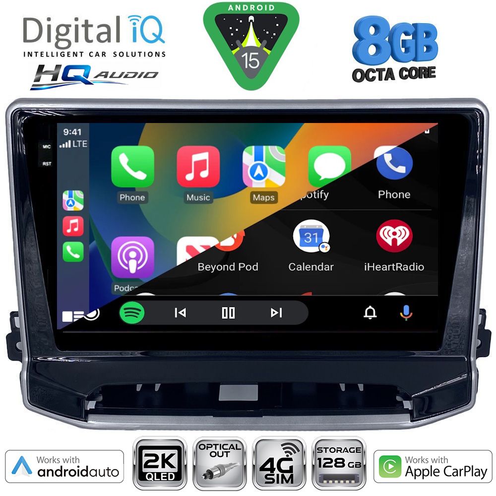DIGITAL IQ BXK 20279_CPAA (10inc) MULTIMEDIA TABLET for JEEP COMPASS mod. 2022-2026 DIGITAL IQ BXK 20279_CPAA (10inc) MULTIMEDIA TABLET for JEEP COMPASS mod. 2022-2026