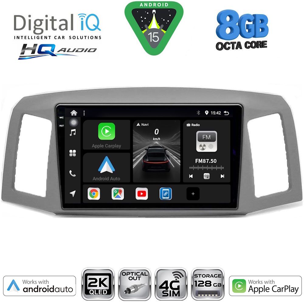 DIGITAL IQ BXK 20281_CPAA (10inc) MULTIMEDIA TABLET for JEEP GRAND CHEROKEE mod. 2005-2007 DIGITAL IQ BXK 20281_CPAA (10inc) MULTIMEDIA TABLET for JEEP GRAND CHEROKEE mod. 2005-2007