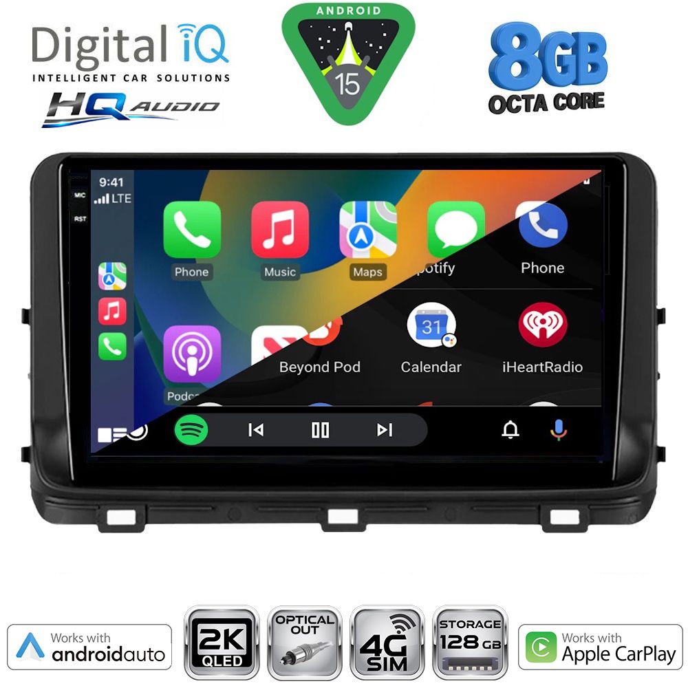 DIGITAL IQ BXK 20303_CPAA (10inc) MULTIMEDIA TABLET for KIA CEED - XCEED mod. 2018-2022 DIGITAL IQ BXK 20303_CPAA (10inc) MULTIMEDIA TABLET for KIA CEED - XCEED mod. 2018-2022