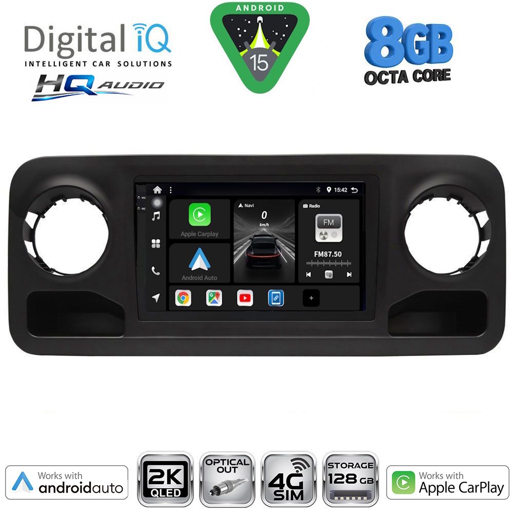 DIGITAL IQ BXK 20424_CPAA (10inc) MULTIMEDIA TABLET for MERCEDES SPRINTER mod. 2018-2026 DIGITAL IQ BXK 20424_CPAA (10inc) MULTIMEDIA TABLET for MERCEDES SPRINTER mod. 2018-2026
