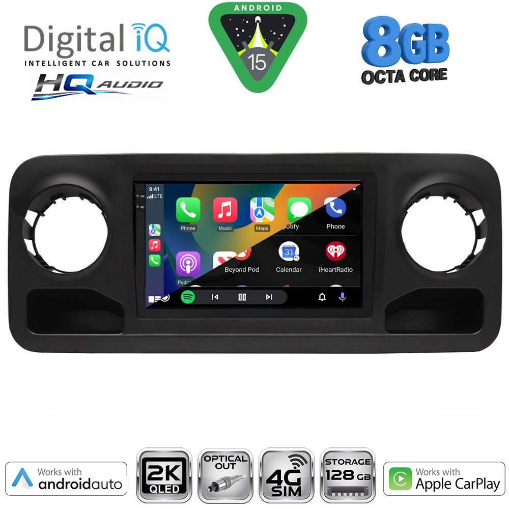 DIGITAL IQ BXK 20424_CPAA (10inc) MULTIMEDIA TABLET for MERCEDES SPRINTER mod. 2018-2026 DIGITAL IQ BXK 20424_CPAA (10inc) MULTIMEDIA TABLET for MERCEDES SPRINTER mod. 2018-2026