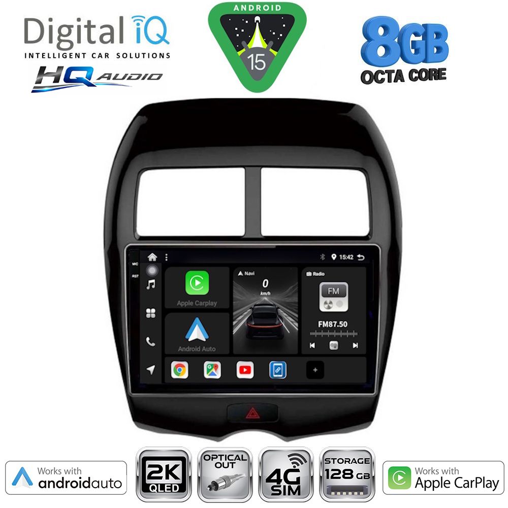 DIGITAL IQ BXK 20430_CPAA (10inc) MULTIMEDIA TABLET for MITSUBISHI ASX mod. 2009-2020 - PEUGEOT 4008 mod. 2012-2018 DIGITAL IQ BXK 20430_CPAA (10inc) MULTIMEDIA TABLET for MITSUBISHI ASX mod. 2009-2020 - PEUGEOT 4008 mod. 2012-2018