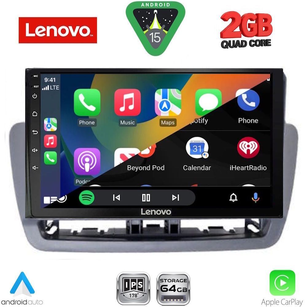 LENOVO LVD 2572GR_CPA (9inc) MULTIMEDIA TABLET for SEAT IBIZA mod. 2012-2015 LENOVO LVD 2572GR_CPA (9inc) MULTIMEDIA TABLET for SEAT IBIZA mod. 2012-2015
