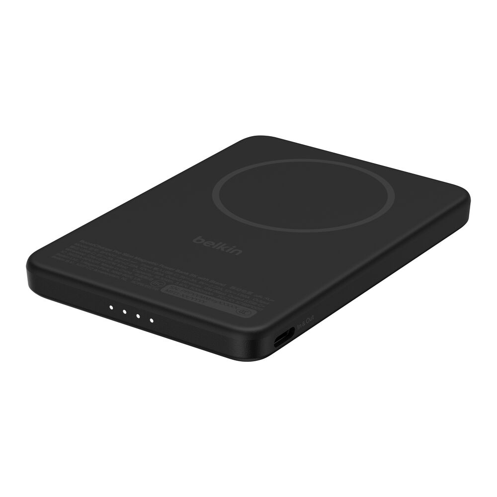 BELKIN BPD011hqBK SLIM MAGNETIC POWERBANK 5K QI2 BLACK BELKIN BPD011hqBK SLIM MAGNETIC POWERBANK 5K QI2 BLACK
