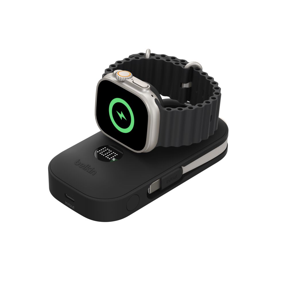 BELKIN BPD012hqBK POWERBANK 10K WITH APPLE WATCH CHARGER BELKIN BPD012hqBK POWERBANK 10K WITH APPLE WATCH CHARGER