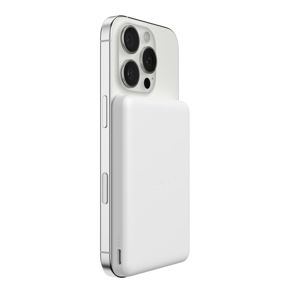BELKIN BPD010hqWH SLIM MAGNETIC POWERBANK 5K WHITE BELKIN BPD010hqWH SLIM MAGNETIC POWERBANK 5K WHITE