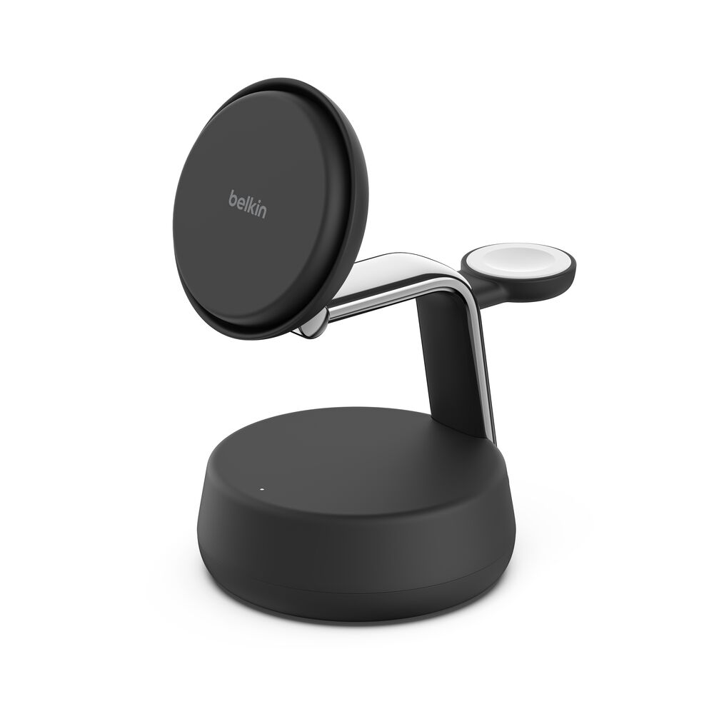 BELKIN WIZ040kqCH BOOSTCHARGE PRO MAGNETIC 3-in-1 CHARGING STATION 25W Qi2 CHARCOAL BELKIN WIZ040kqCH BOOSTCHARGE PRO MAGNETIC 3-in-1 CHARGING STATION 25W Qi2 CHARCOAL