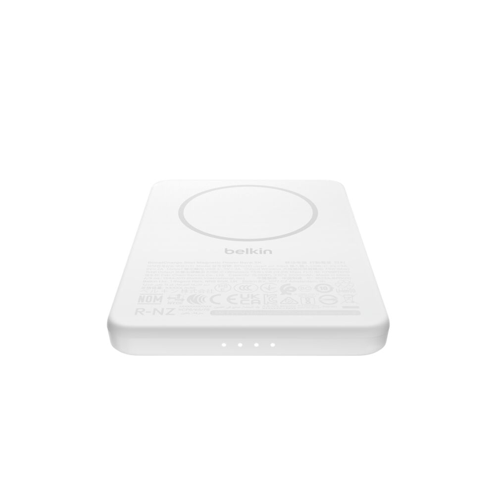 BELKIN BPD010hqWH SLIM MAGNETIC POWERBANK 5K WHITE BELKIN BPD010hqWH SLIM MAGNETIC POWERBANK 5K WHITE