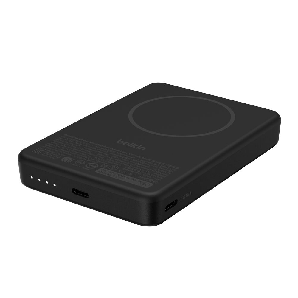 BELKIN BPD016hqBK BOOSTCHARGE SLIM MAGNETIC POWERBANK 10K Qi2 BLACK BELKIN BPD016hqBK BOOSTCHARGE SLIM MAGNETIC POWERBANK 10K Qi2 BLACK