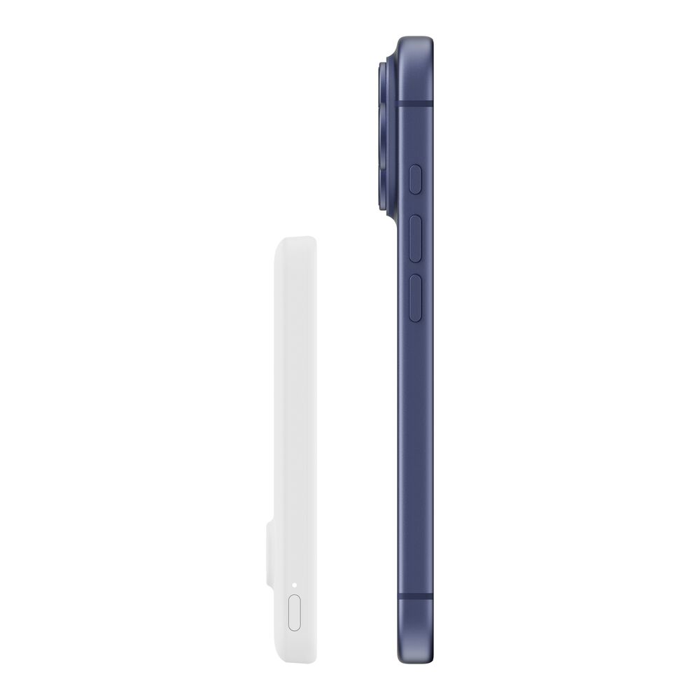 BELKIN BPD011hqWH SLIM MAGNETIC POWERBANK 5K QI2 WHITE BELKIN BPD011hqWH SLIM MAGNETIC POWERBANK 5K QI2 WHITE