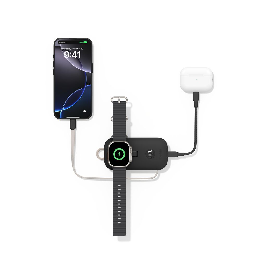 BELKIN BPD012hqBK POWERBANK 10K WITH APPLE WATCH CHARGER BELKIN BPD012hqBK POWERBANK 10K WITH APPLE WATCH CHARGER
