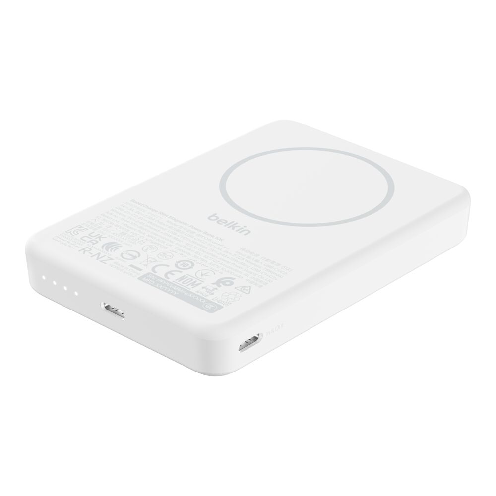 BELKIN BPD015hqWH SLIM MAGNETIC POWERBANK 10K WHITE BELKIN BPD015hqWH SLIM MAGNETIC POWERBANK 10K WHITE