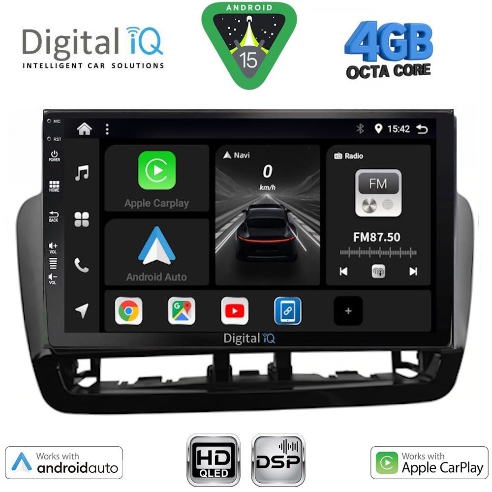 DIGITAL IQ BXF 16572GR_CPAA (9inc) MULTIMEDIA TABLET for SEAT IBIZA mod. 2012-2015 DIGITAL IQ BXF 16572GR_CPAA (9inc) MULTIMEDIA TABLET for SEAT IBIZA mod. 2012-2015