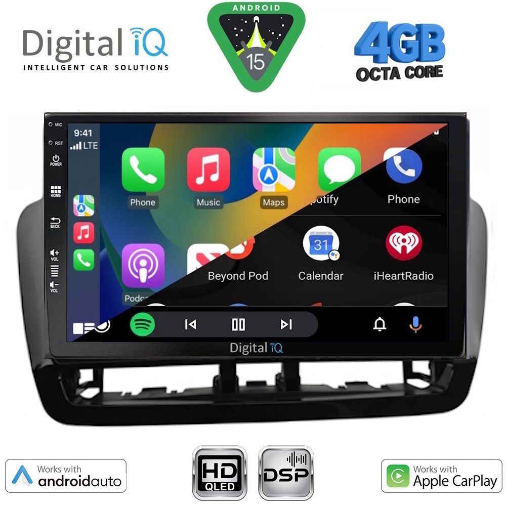 DIGITAL IQ BXF 16572GR_CPAA (9inc) MULTIMEDIA TABLET for SEAT IBIZA mod. 2012-2015 DIGITAL IQ BXF 16572GR_CPAA (9inc) MULTIMEDIA TABLET for SEAT IBIZA mod. 2012-2015