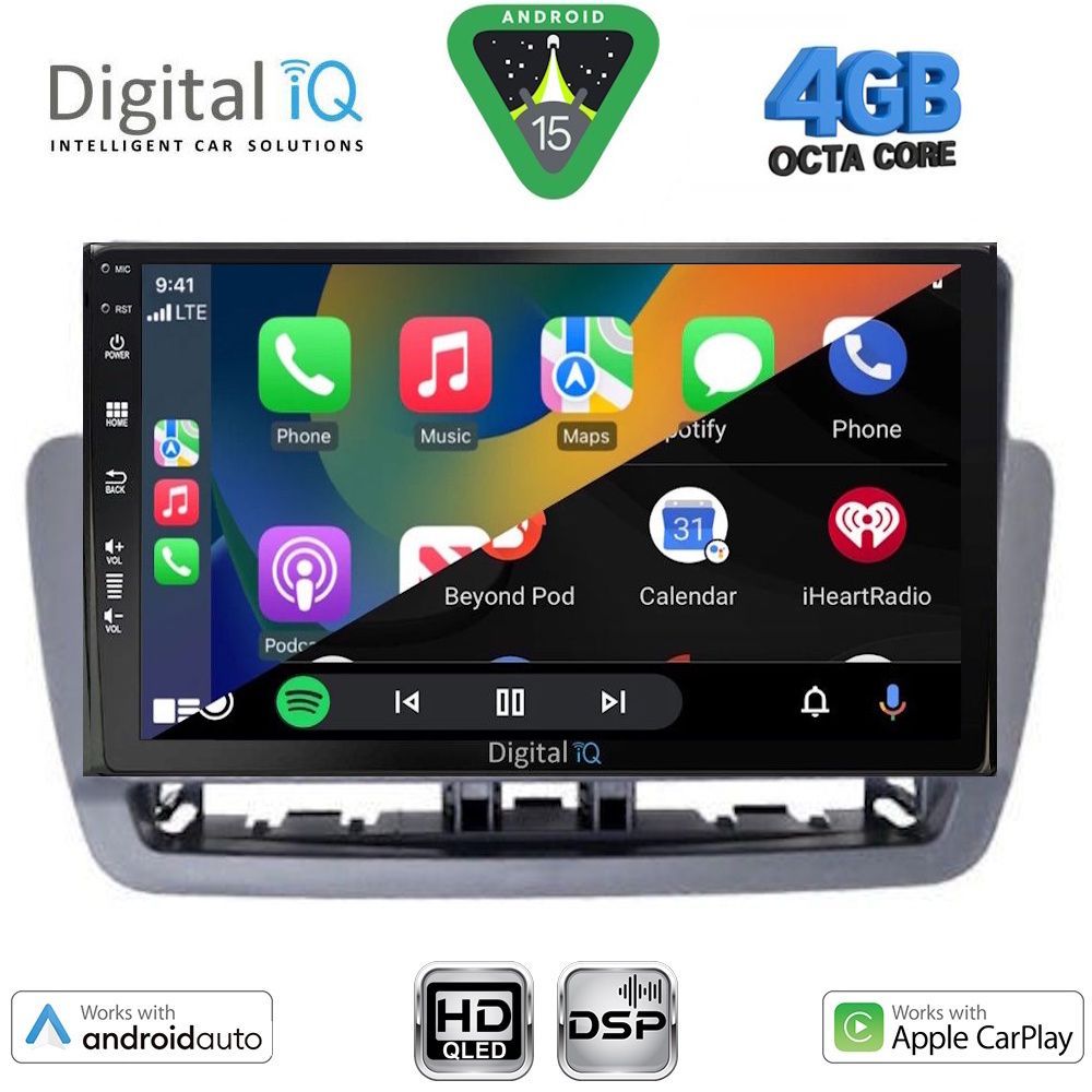 DIGITAL IQ BXF 16572GR_CPAA (9inc) MULTIMEDIA TABLET for SEAT IBIZA mod. 2012-2015 DIGITAL IQ BXF 16572GR_CPAA (9inc) MULTIMEDIA TABLET for SEAT IBIZA mod. 2012-2015