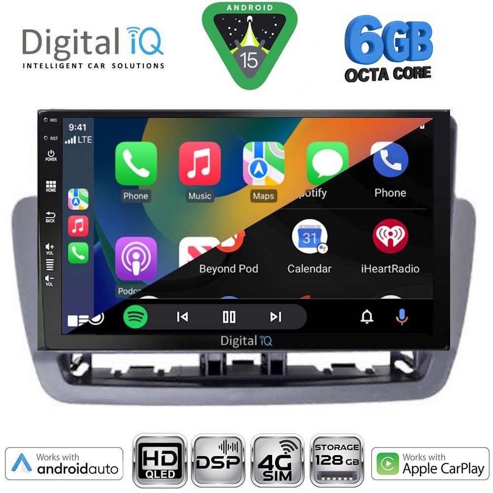 DIGITAL IQ BXF 17572GR_CPAA (9inc) MULTIMEDIA TABLET for SEAT IBIZA mod. 2012-2015 DIGITAL IQ BXF 17572GR_CPAA (9inc) MULTIMEDIA TABLET for SEAT IBIZA mod. 2012-2015