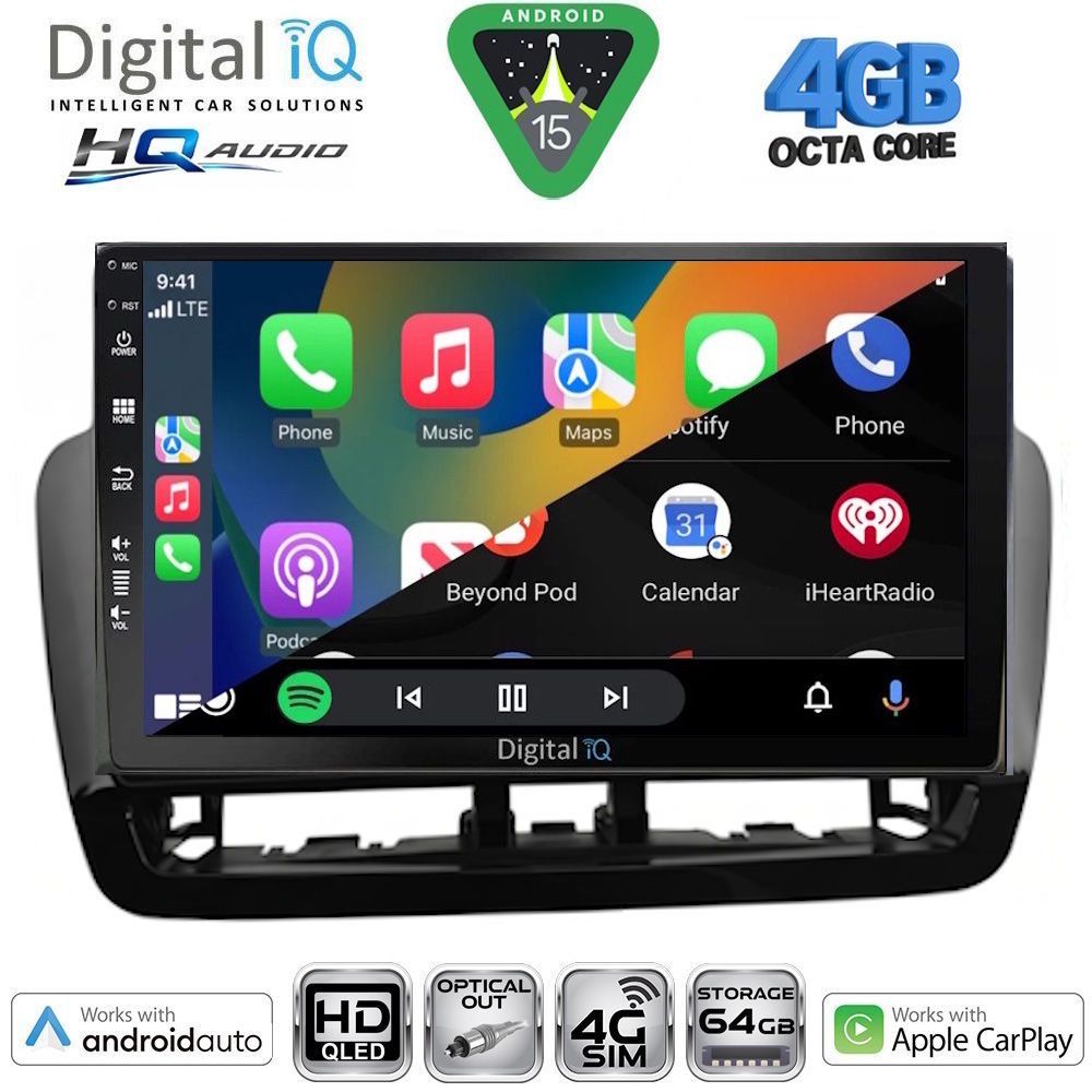 DIGITAL IQ BXK 19572BL_CPAA (9inc) MULTIMEDIA TABLET for SEAT IBIZA mod. 2012-2015 DIGITAL IQ BXK 19572BL_CPAA (9inc) MULTIMEDIA TABLET for SEAT IBIZA mod. 2012-2015