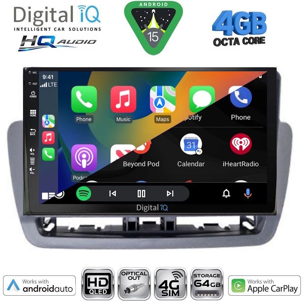 DIGITAL IQ BXK 19572GR_CPAA (9inc) MULTIMEDIA TABLET for SEAT IBIZA mod. 2012-2015 DIGITAL IQ BXK 19572GR_CPAA (9inc) MULTIMEDIA TABLET for SEAT IBIZA mod. 2012-2015