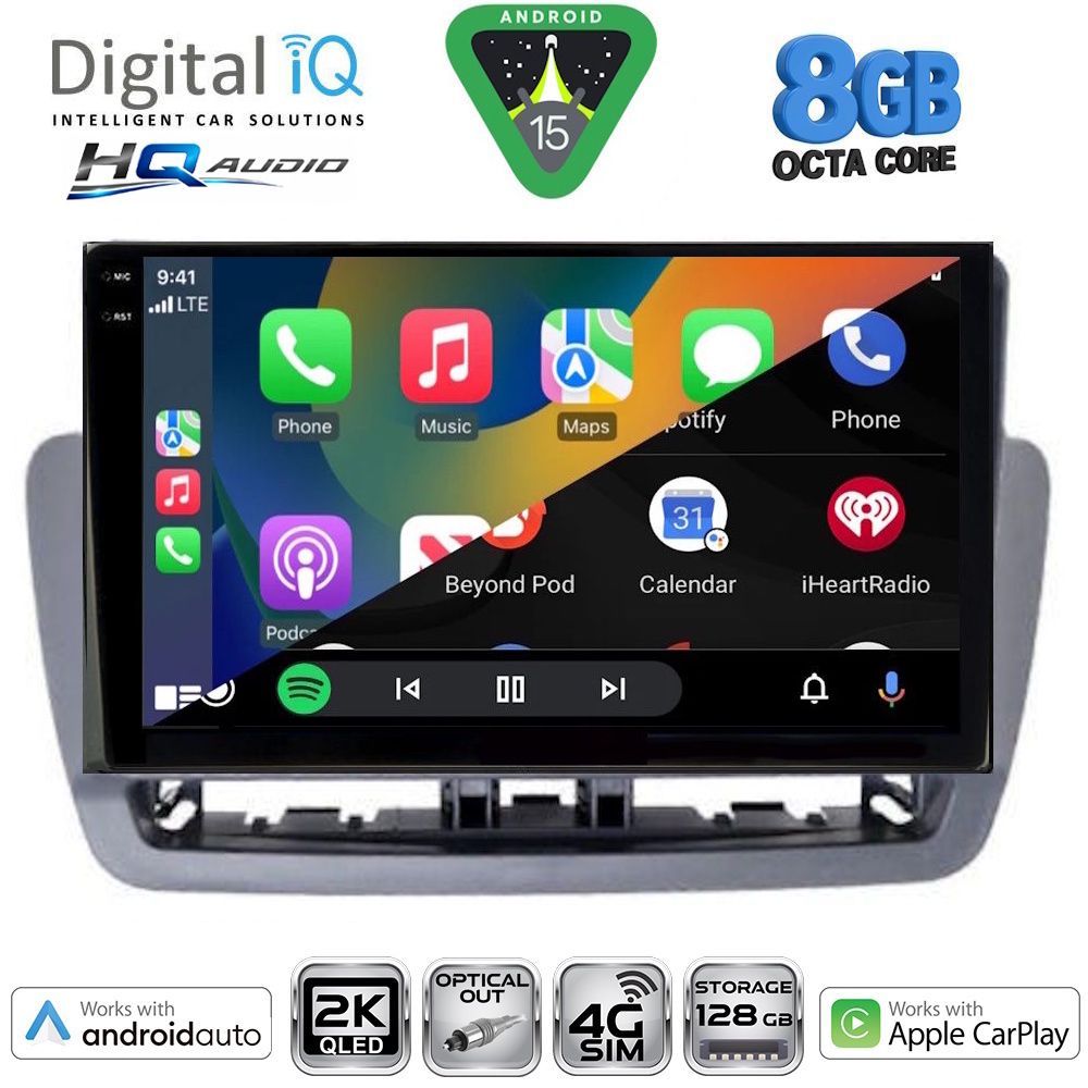 DIGITAL IQ BXK 20572GR_CPAA (9inc) MULTIMEDIA TABLET for SEAT IBIZA mod. 2012-2015 DIGITAL IQ BXK 20572GR_CPAA (9inc) MULTIMEDIA TABLET for SEAT IBIZA mod. 2012-2015