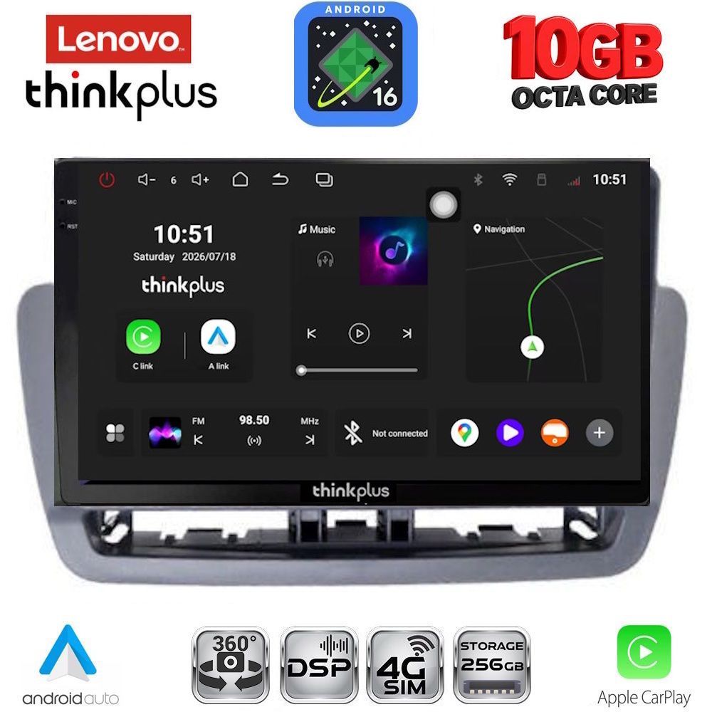 LENOVO LTM 11572GR_CPA (9inc) MULTIMEDIA TABLET for SEAT IBIZA mod. 2012-2015 LENOVO LTM 11572GR_CPA (9inc) MULTIMEDIA TABLET for SEAT IBIZA mod. 2012-2015