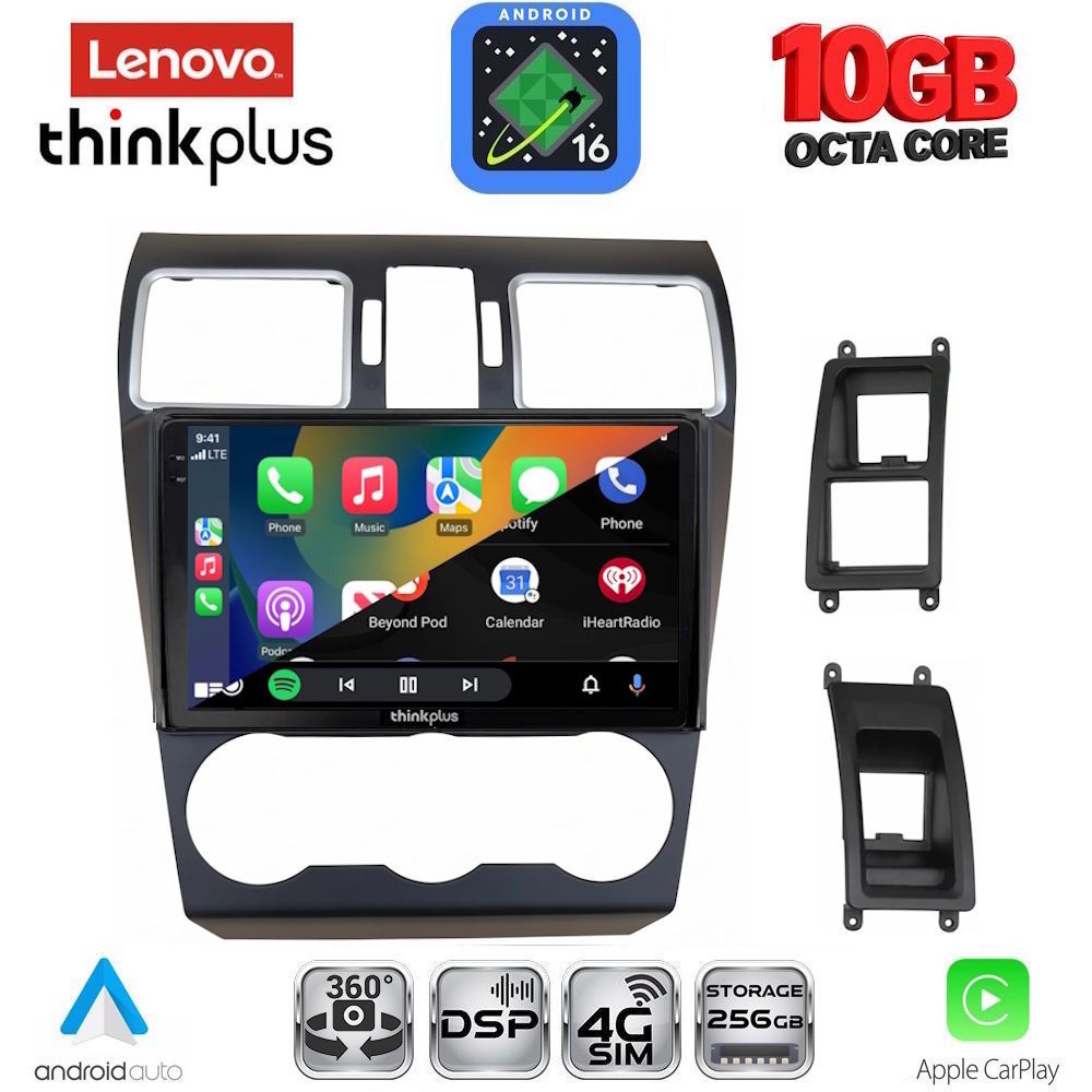 LENOVO LTM 11663A_CPA (9inc) MULTIMEDIA TABLET for SUBARU FORESTER - IMPREZA - XV mod. 2013-2019 LENOVO LTM 11663A_CPA (9inc) MULTIMEDIA TABLET for SUBARU FORESTER - IMPREZA - XV mod. 2013-2019