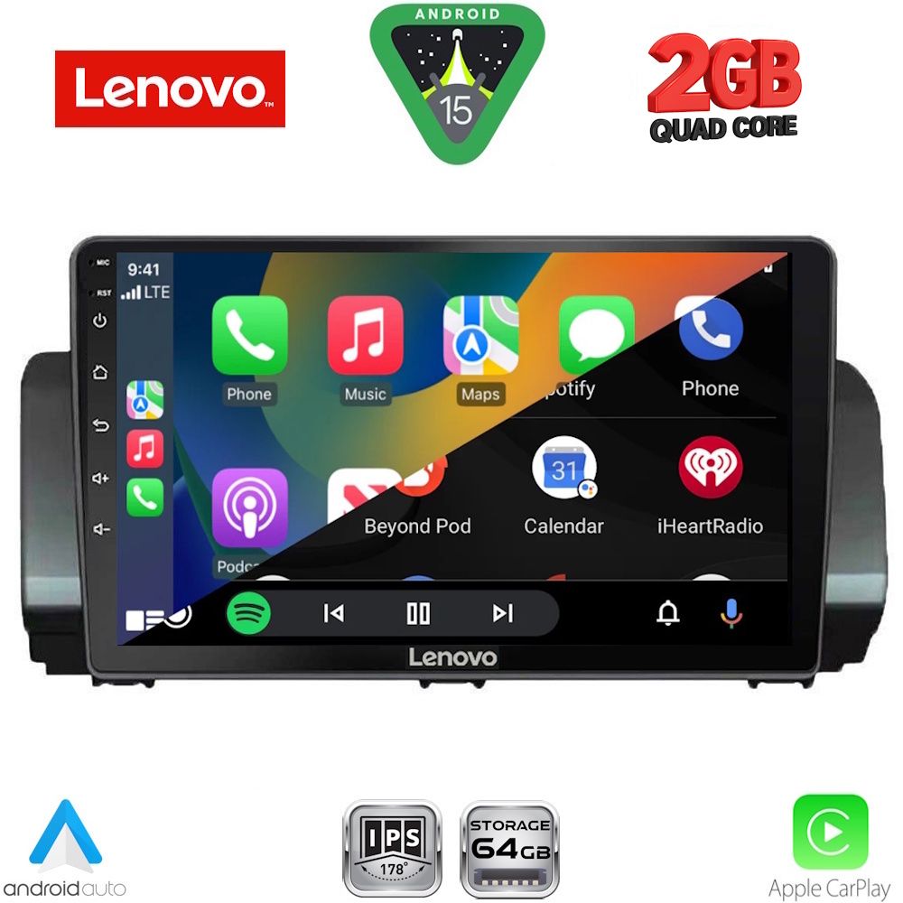LENOVO LVD 2109A_CPA (10inc) MULTIMEDIA TABLET for DACIA LOGAN - SANDERO - JOGGER mod. 2020-2026 LENOVO LVD 2109A_CPA (10inc) MULTIMEDIA TABLET for DACIA LOGAN - SANDERO - JOGGER mod. 2020-2026