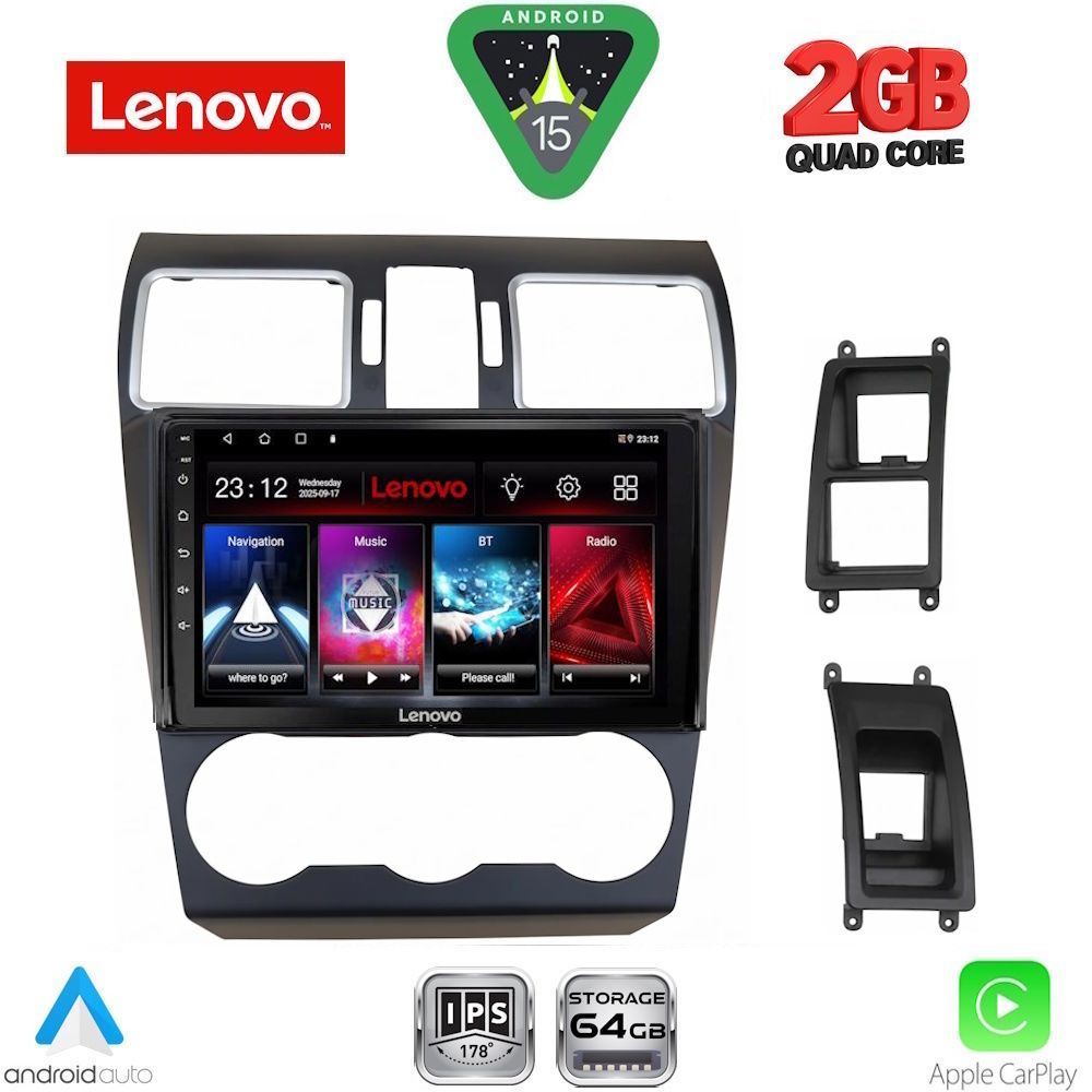 LENOVO LVD 2663A_CPA (9inc) MULTIMEDIA TABLET for SUBARU FORESTER - IMPREZA - XV mod. 2013-2019 LENOVO LVD 2663A_CPA (9inc) MULTIMEDIA TABLET for SUBARU FORESTER - IMPREZA - XV mod. 2013-2019