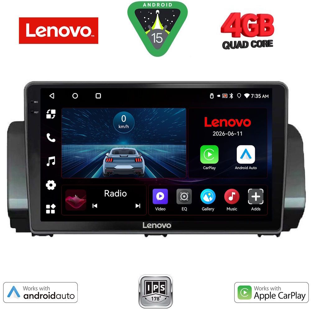 LENOVO LVE 8109A_CPAA (10inc) MULTIMEDIA TABLET for DACIA LOGAN - SANDERO - JOGGER mod. 2020-2026 LENOVO LVE 8109A_CPAA (10inc) MULTIMEDIA TABLET for DACIA LOGAN - SANDERO - JOGGER mod. 2020-2026