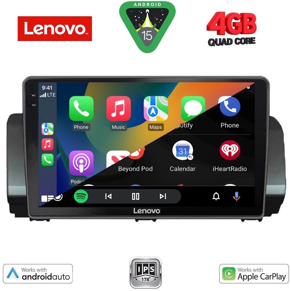 LENOVO LVE 8109A_CPAA (10inc) MULTIMEDIA TABLET for DACIA LOGAN - SANDERO - JOGGER mod. 2020-2026 LENOVO LVE 8109A_CPAA (10inc) MULTIMEDIA TABLET for DACIA LOGAN - SANDERO - JOGGER mod. 2020-2026