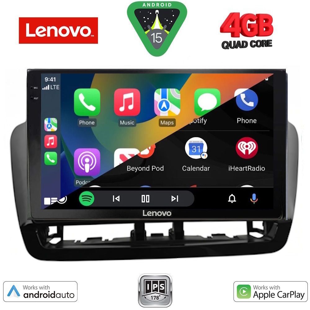 LENOVO LVE 8572BL_CPAA (9inc) MULTIMEDIA TABLET for SEAT IBIZA mod. 2012-2015 LENOVO LVE 8572BL_CPAA (9inc) MULTIMEDIA TABLET for SEAT IBIZA mod. 2012-2015