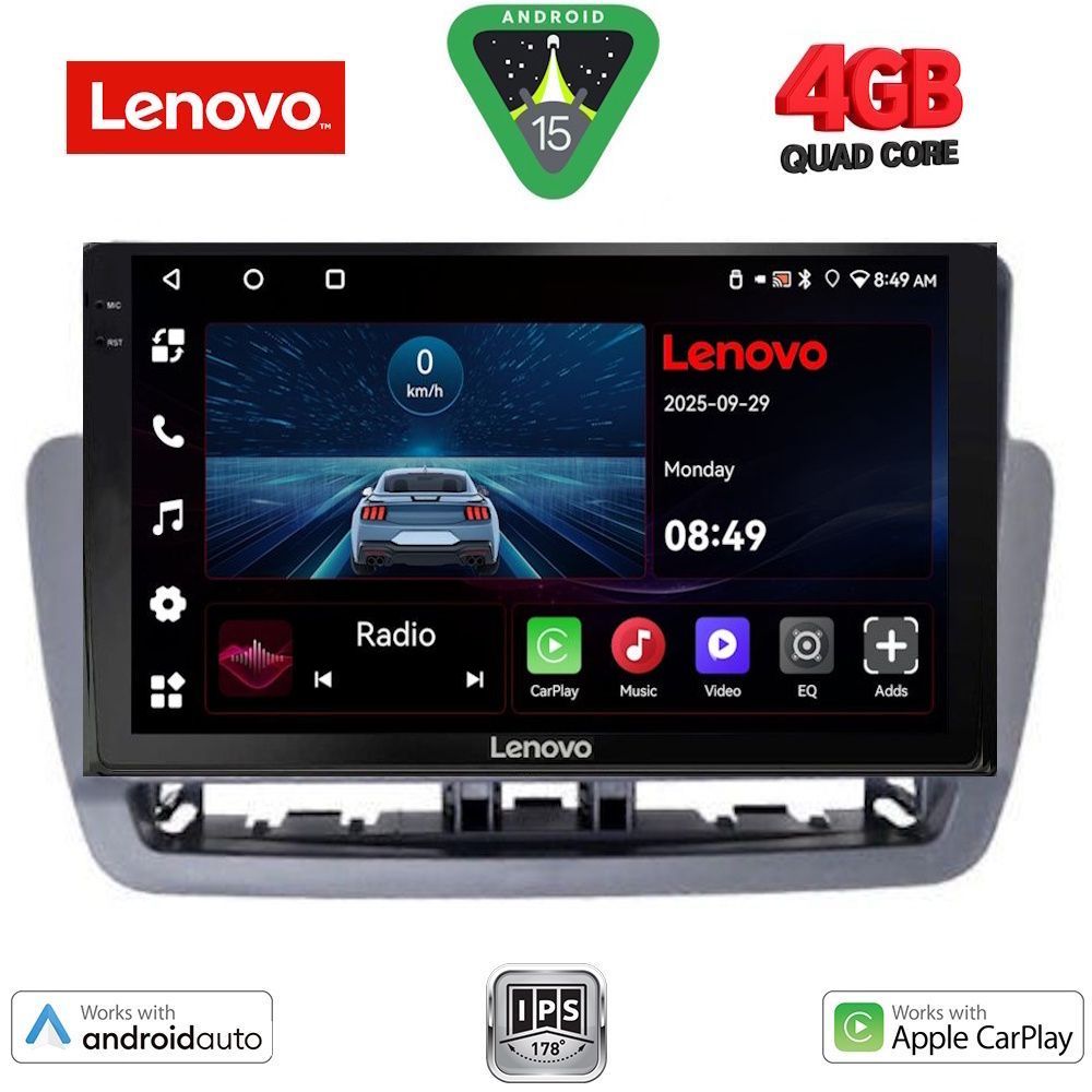LENOVO LVE 8572GR_CPAA (9inc) MULTIMEDIA TABLET for SEAT IBIZA mod. 2012-2015 LENOVO LVE 8572GR_CPAA (9inc) MULTIMEDIA TABLET for SEAT IBIZA mod. 2012-2015