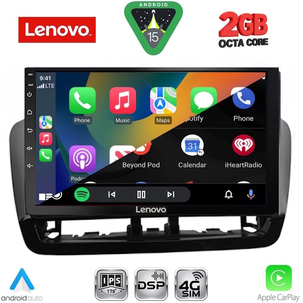 LENOVO LVF 5572BL_CPA (9inc) MULTIMEDIA TABLET for SEAT IBIZA mod. 2012-2015 LENOVO LVF 5572BL_CPA (9inc) MULTIMEDIA TABLET for SEAT IBIZA mod. 2012-2015