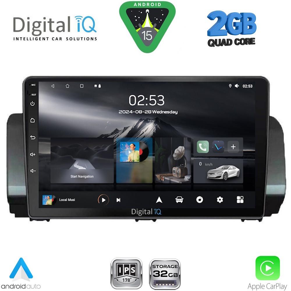 DIGITAL IQ RSD 1109A_CPA (10inc) MULTIMEDIA TABLET for DACIA LOGAN - SANDERO - JOGGER mod. 2020-2026 DIGITAL IQ RSD 1109A_CPA (10inc) MULTIMEDIA TABLET for DACIA LOGAN - SANDERO - JOGGER mod. 2020-2026