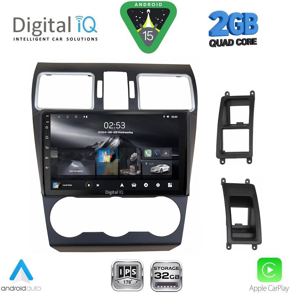 DIGITAL IQ RSD 1663A_CPA (9inc) MULTIMEDIA TABLET for SUBARU FORESTER - IMPREZA - XV mod. 2013-2019 DIGITAL IQ RSD 1663A_CPA (9inc) MULTIMEDIA TABLET for SUBARU FORESTER - IMPREZA - XV mod. 2013-2019