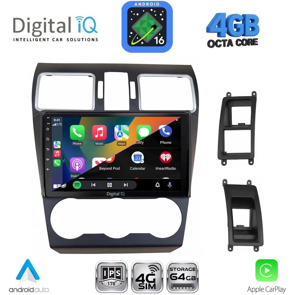 DIGITAL IQ RTG 6663A_CPA (9inc) MULTIMEDIA TABLET for SUBARU FORESTER - IMPREZA - XV mod. 2013-2019 DIGITAL IQ RTG 6663A_CPA (9inc) MULTIMEDIA TABLET for SUBARU FORESTER - IMPREZA - XV mod. 2013-2019
