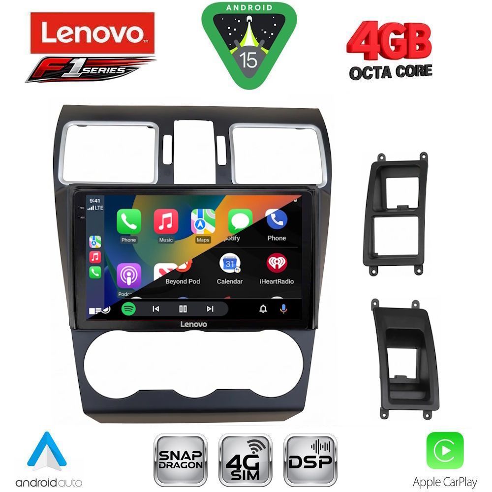 LENOVO SSQ 9663A_CPA (9inc) MULTIMEDIA TABLET for SUBARU FORESTER - IMPREZA - XV mod. 2013-2019 LENOVO SSQ 9663A_CPA (9inc) MULTIMEDIA TABLET for SUBARU FORESTER - IMPREZA - XV mod. 2013-2019