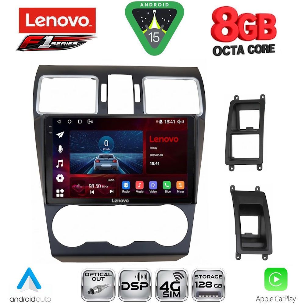 LENOVO SSR 10663A_CPA (9inc) MULTIMEDIA TABLET for SUBARU FORESTER - IMPREZA - XV mod. 2013-2019 LENOVO SSR 10663A_CPA (9inc) MULTIMEDIA TABLET for SUBARU FORESTER - IMPREZA - XV mod. 2013-2019