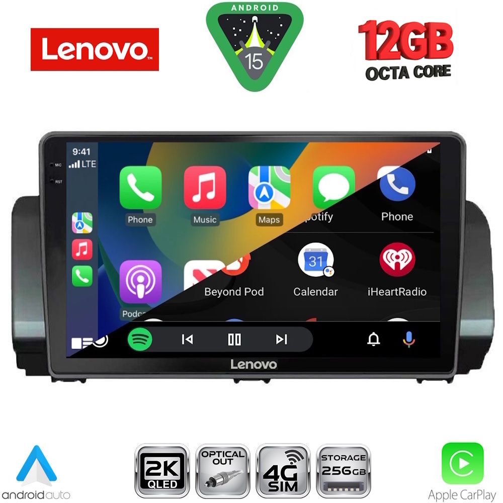 LENOVO SSZ 12109A_CPA (10inc) MULTIMEDIA TABLET for DACIA LOGAN - SANDERO - JOGGER mod. 2020-2026 LENOVO SSZ 12109A_CPA (10inc) MULTIMEDIA TABLET for DACIA LOGAN - SANDERO - JOGGER mod. 2020-2026