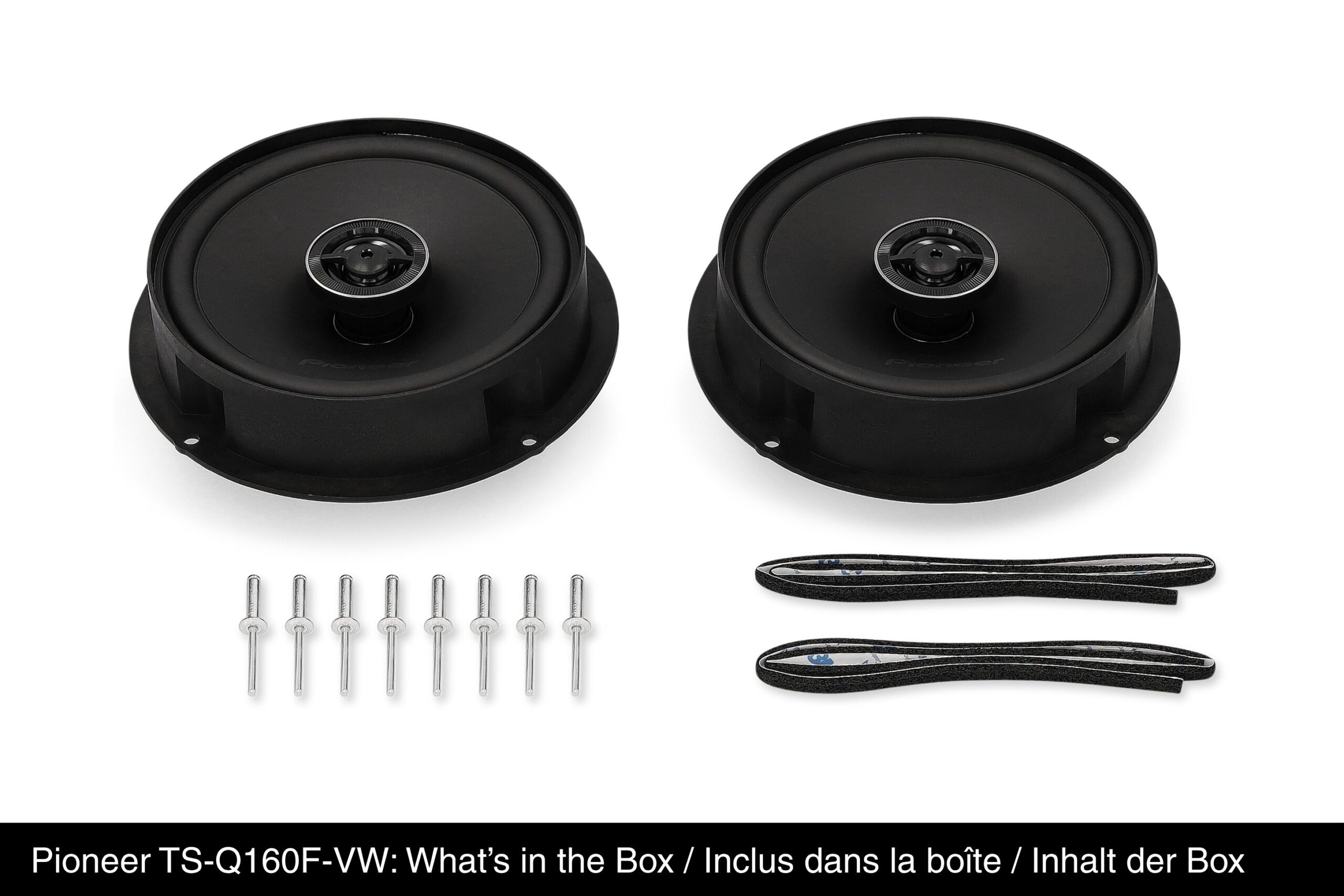 PIONEER TS-Q160F-VW 2-WAY COAXIAL KIT FOR VW/SEAT/SKODA PIONEER TS-Q160F-VW 2-WAY COAXIAL KIT FOR VW/SEAT/SKODA