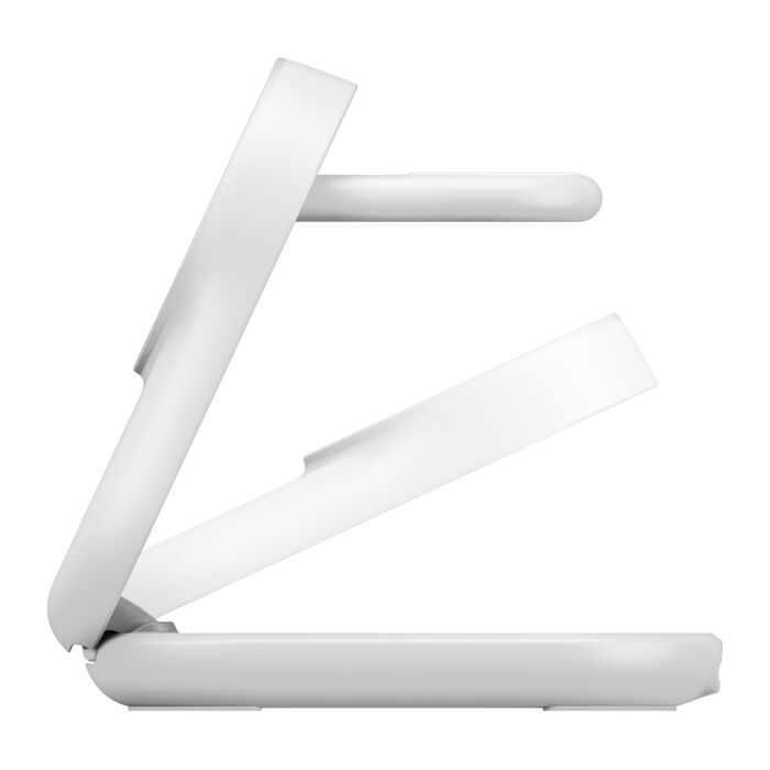 BELKIN WIZ037KQWH ULTRACHARGE 25W QI2 3-IN-1 MAGNETIC CHARGER, WHITE, ROUND BELKIN WIZ037KQWH ULTRACHARGE 25W QI2 3-IN-1 MAGNETIC CHARGER, WHITE, ROUND