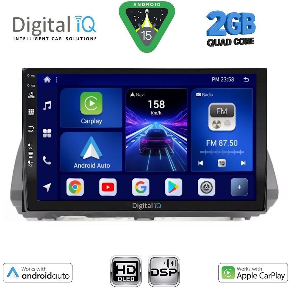 DIGITAL IQ BXC 3109B_CPAA (10inc) MULTIMEDIA TABLET for DACIA LOGAN - SANDERO - JOGGER mod. 2020-2026 DIGITAL IQ BXC 3109B_CPAA (10inc) MULTIMEDIA TABLET for DACIA LOGAN - SANDERO - JOGGER mod. 2020-2026