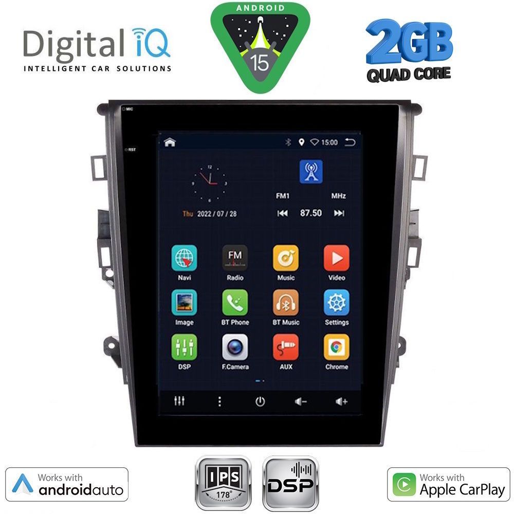 DIGITAL IQ BXC 3959_CPAA TESLA STYLE for FORD MONDEO mod. 2014-2023 DIGITAL IQ BXC 3959_CPAA TESLA STYLE for FORD MONDEO mod. 2014-2023