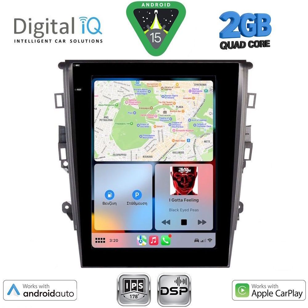 DIGITAL IQ BXC 3959_CPAA TESLA STYLE for FORD MONDEO mod. 2014-2023 DIGITAL IQ BXC 3959_CPAA TESLA STYLE for FORD MONDEO mod. 2014-2023