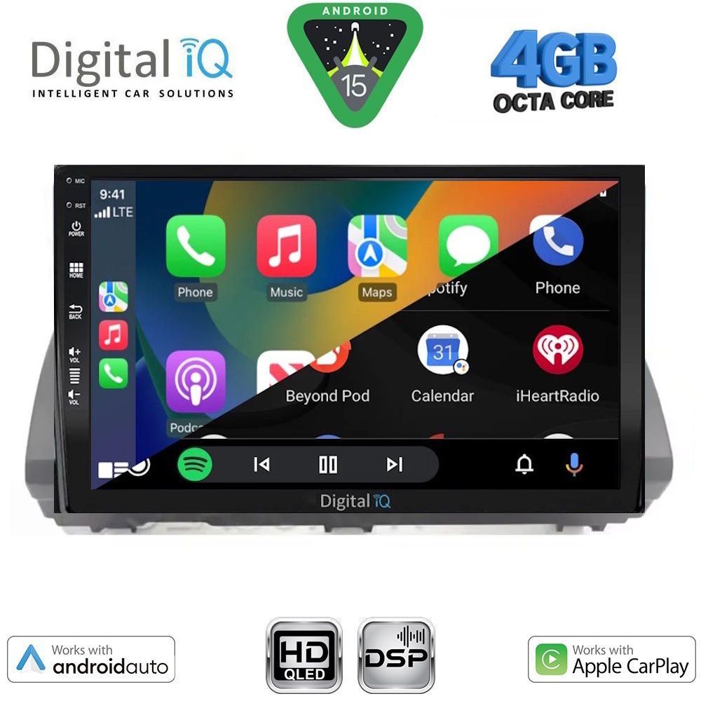 DIGITAL IQ BXF 16109B_CPAA (10inc) MULTIMEDIA TABLET for DACIA LOGAN - SANDERO - JOGGER mod. 2020-2026 DIGITAL IQ BXF 16109B_CPAA (10inc) MULTIMEDIA TABLET for DACIA LOGAN - SANDERO - JOGGER mod. 2020-2026