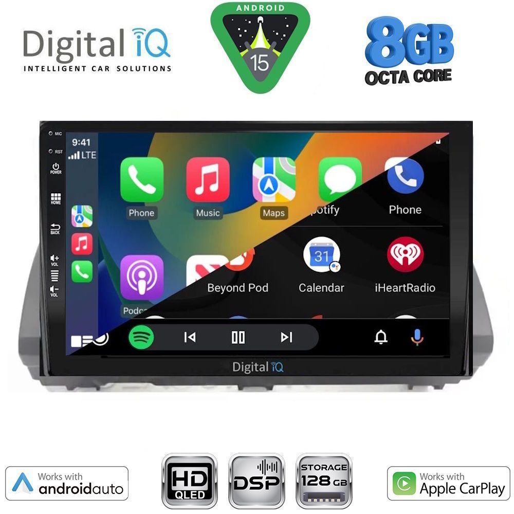 DIGITAL IQ BXF 18109B_CPAA (10inc) MULTIMEDIA TABLET for DACIA LOGAN - SANDERO - JOGGER mod. 2020-2026 DIGITAL IQ BXF 18109B_CPAA (10inc) MULTIMEDIA TABLET for DACIA LOGAN - SANDERO - JOGGER mod. 2020-2026