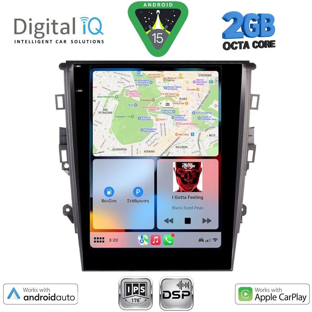 DIGITAL IQ BXF 5959_CPAA TESLA STYLE for FORD MONDEO mod. 2014-2023 DIGITAL IQ BXF 5959_CPAA TESLA STYLE for FORD MONDEO mod. 2014-2023