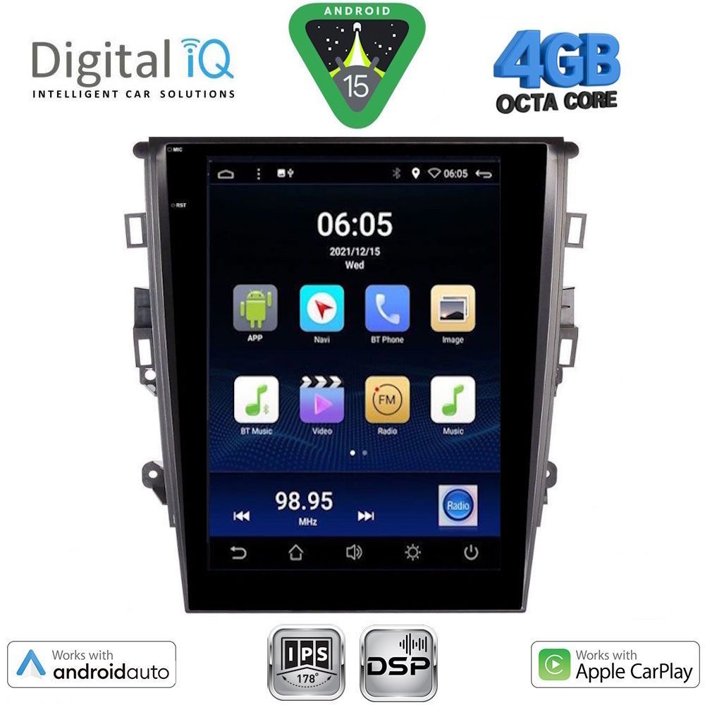 DIGITAL IQ BXF 6959_CPAA TESLA STYLE for FORD MONDEO mod. 2014-2023 DIGITAL IQ BXF 6959_CPAA TESLA STYLE for FORD MONDEO mod. 2014-2023